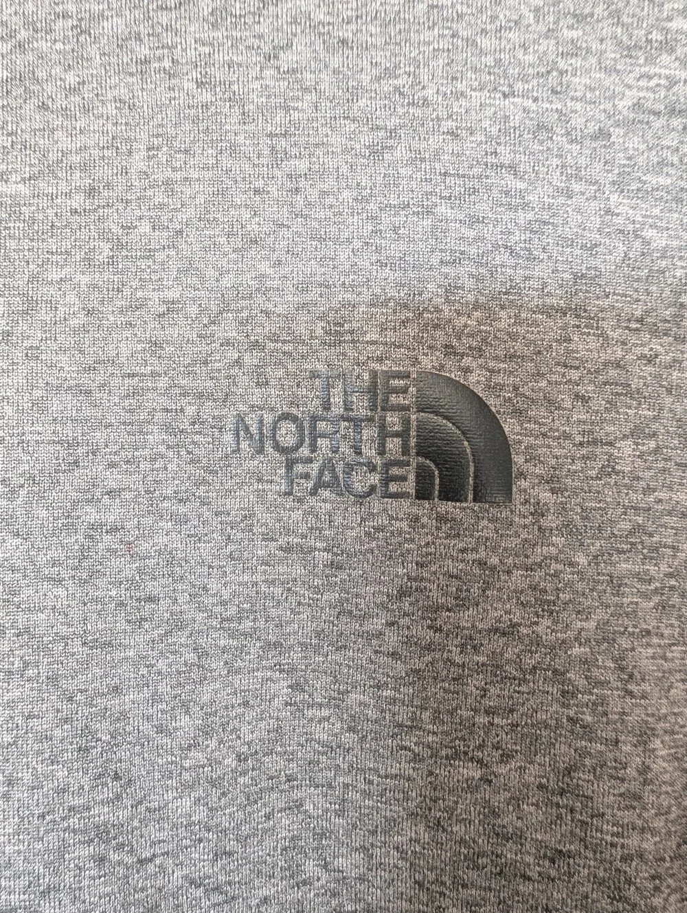 The North Face Mens Hoodie Sweatshirt Gray Hooded Pullover Flashdry M FLAW